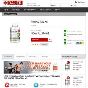 Proactol XS Bauer Nutrition Australia