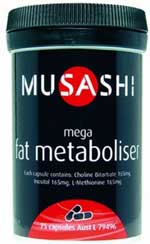 Musashi Mega Fat Metaboliser